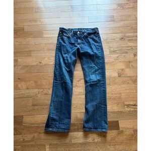 Levi's Blue Denim Straight Leg Jean Mens 34 x 32 527